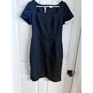 NWT 10 Tailored Black Sheath Dress